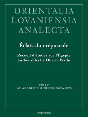 cover image of Eclats du crepuscule